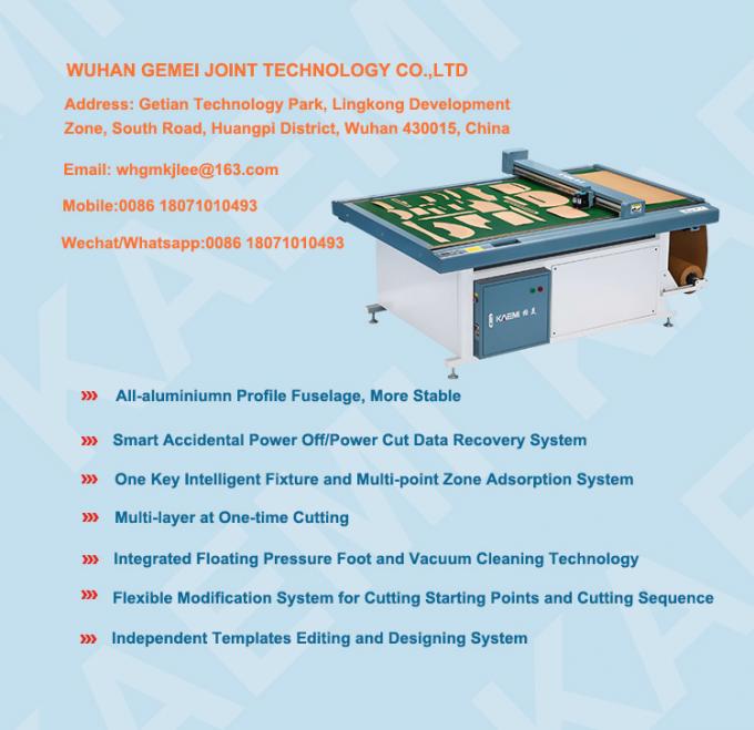 Máquina de corte de CAD Inkjet Plotter Para sacos de calçado Roupas Tecido Papel Padrão 1